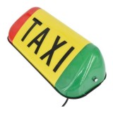 Caseta Taxi LED ALM, 35x13x16 cm, Becuri Incluse, Cablaj, Ocupat/Liber, Iluminare Pozitie, Universal
