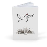 Agenda/Jurnal Paris/ Franta, 100 file, foaie alba, pasionatii de calatorii