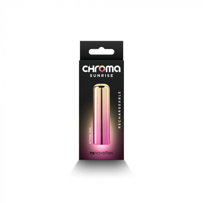 Chroma Sunrise - Glonț vibrator, arămiu, 7 cm