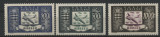Monaco, aviatie, posta aeriana, 1949, MNH/MH, cota Michel 200 euro, Nestampilat