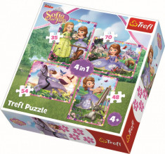 Puzzle trefl 4in1 lumea sofiei foto