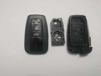 Carcasa Cheie Smartkey Toyota 3 Butoane, Toyota rav4, Camry, cu suport baterie foto