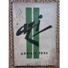 AZI - REVISTA LUNARA DE LITERATURA, CRITICA SI ARTA- AN 3, Nr. 2, 1934