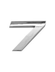 Ornament Auto 3D Cifra 7 26 MM Cromat