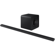 Soundbar Samsung HW-S800D, 3.1.2, 330W, Bluetooth, Wi-Fi, Subwoofer wireless, Dolby Atmos, Negru titan