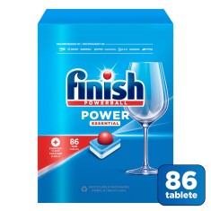 Detergent tablete Finish Power Essential pentru masina de spalat vase, 86 spalari
