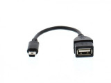 Adaptor OTG mini USB-B la USB-A T-M 0.1m, ADAPT-USBF/MUSB/OTG-0.15BK-WL, Oem