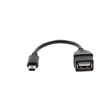 Adaptor OTG mini USB-B la USB-A T-M 0.1m, ADAPT-USBF/MUSB/OTG-0.15BK-WL