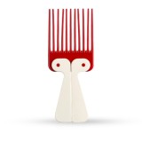 Cumpara ieftin Pieptene pentru aranjat parul - EUROSTIL - Pompadour - Rosu