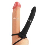 MYTHOLOGY - COBI ONYX ANAL DILDO WITH COCK AND TESTICLE RING 13 SILICONE CM, MYTHOLOGY FANTASY DILDO