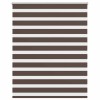 Jaluzea tip zebra, 120 x 175 cm, cafeniu