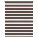 Jaluzea tip zebra, 120 x 175 cm, cafeniu