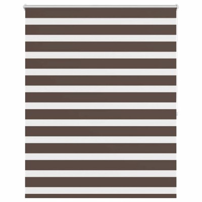 Jaluzea tip zebra, 120 x 175 cm, cafeniu foto
