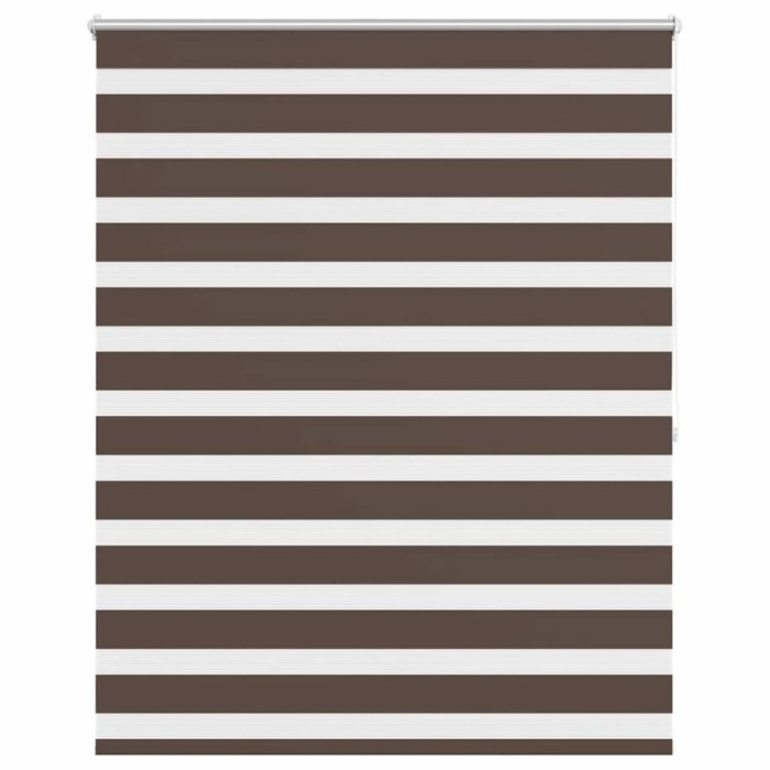 Jaluzea tip zebra, 120 x 175 cm, cafeniu