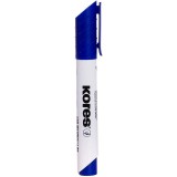 Marker pentru whiteboard si flipchart, uscare rapida, varf easy flow - Rosu, Kores