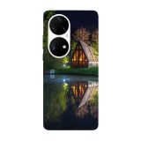 Husa compatibila cu Huawei Nova Y70 model Lake cottage, Silicon, TPU, Viceversa, Transparent, Carcasa