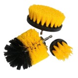 Cumpara ieftin Set 3 perii de curatat pentru bormasina, Galben, Oem