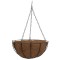 Ghiveci decorativ cu lant, rotund,​​​​​​​ nuca de cocos, 35x35x17 cm&nbsp; GartenVIP DiyLine