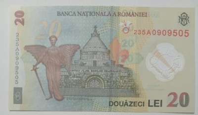 Bancnota 20 lei editie 2021 foto
