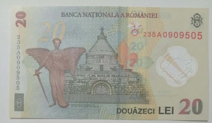 Bancnota 20 lei editie 2021