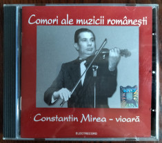 CD ELECTRECORD: COMORI ALE MUZICII LAUTARESTI: CONSTANTIN MIREA, VIOARA (2012) foto