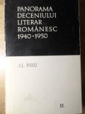 PANORAMA DECENIULUI LITERAR ROMANESC 1940-1950-ALEXANDRU PIRU-355491