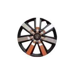 Set 4 capace roti model EVO negru+argintiu 15&quot; Cod: WG1-1SL-15 Automotive TrustedCars