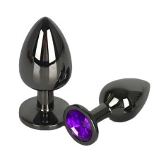 Dop Anal Dark Anal Plug Large, Metal, Violet, Guilty Toys