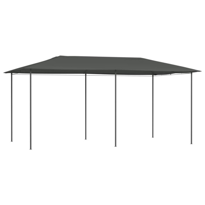 Pavilion, antracit, 3x6x2,6 m, 160 g/m&sup2; GartenMobel Dekor