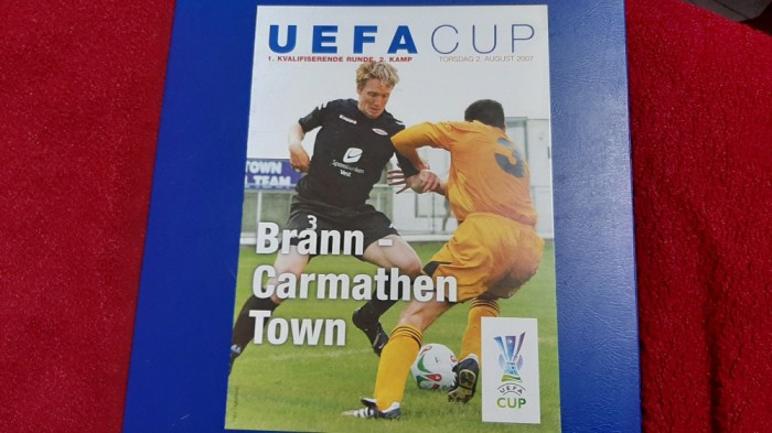 program Brann - Carmathen Town