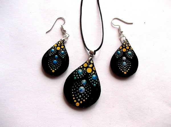 set bijuterii lemn 42848