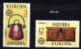 ANDORRA -Spania 1976, EUROPA CEPT, serie neuzata, MNH