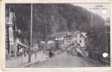 AMS @ - CARTE POSTALA - AZUGA, RESTAURANTUL MAZILU, 1940, STAMPILAT ( cu perforari)