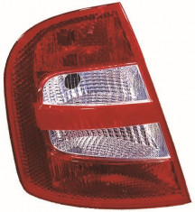 Stop tripla lampa spate stanga (Semnalizator alb, culoare sticla: rosu) SKODA FABIA HATCHBACK 1999-2004 foto