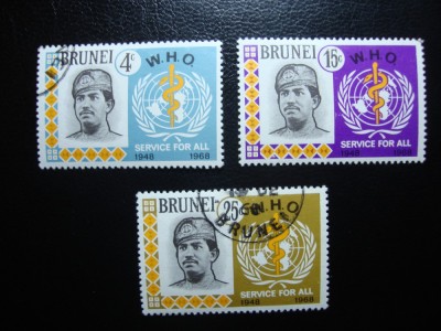 BRUNEI 1968 SERIE foto