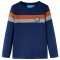 Tricou pentru copii cu m&acirc;neci lungi, bleumarin, 116 12851