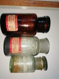 Cumpara ieftin LOT 3 STICLA / STICLE MARI PENTRU FARMACIE / LABORATOR