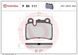 BREMBO P 85 111 PRIME LINE set placute frana,frana disc