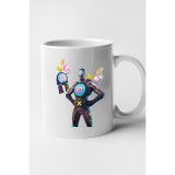 Cana alba personalizata Fortnite - Hit Man, INOVATIX&reg;️. 330ml