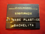 Legitimatie Mase Plastice- Bachelita Bucuresti -IPIAPS