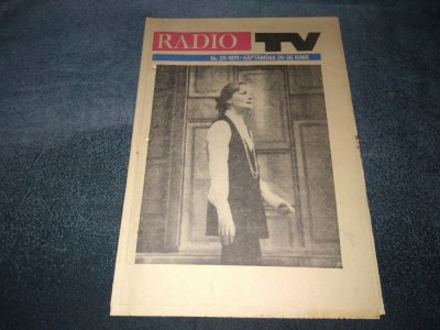 REVISTA RADIO TV NR 25 1971 foto