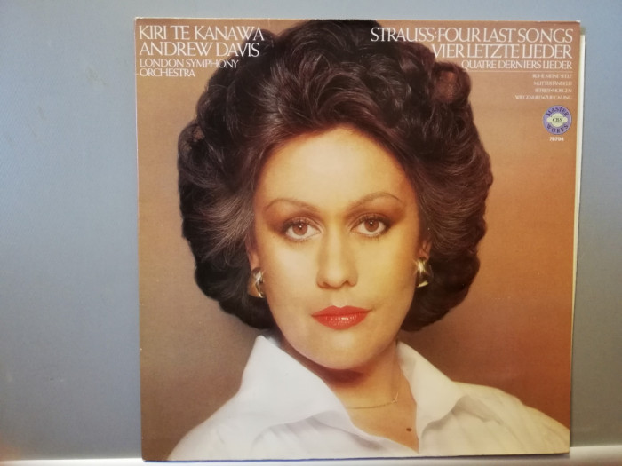 Kiri Te Kanawa - Strauss : Four Last Songs (1986/CBS/RFG) - VINIL/Vinyl/NM+
