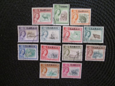 ANGLIA/MAREA BRITANIE SERIE STAMPILATA SABAH=233 foto