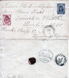 Russia 1896 Postal History Rare Cover Uprated to Berlin Germany D.1066