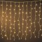 Instalație de Lumini Perdea, 400 LED, Alb Cald, Cablu Transparent, Extensibil, 500x200 cm