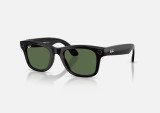 Ray-Ban Meta Wayfarer Gen 2 High Bridge Fit Shiny Black G-15 Green 50-22