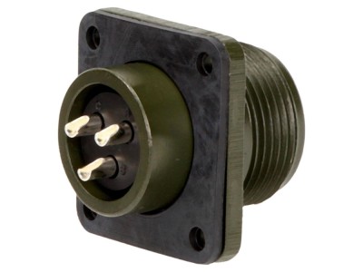 Conector circular 14S, 3 pini foto