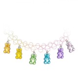 Colier Chocker Elastic, Charms Ursuleți, Multicolor, Fete, Avertisment Pericol Asfixiere, Oem