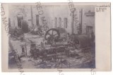 5365 - BRAILA Fabrica de ciment distrusa - old postcard real Photo - unused 1917