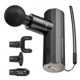 Cumpara ieftin Aparat Vibro-Masaj Portabil, cu acumulator 2000mAh, 4 trepte de viteza, 4 capete interschimbabile + cutie de